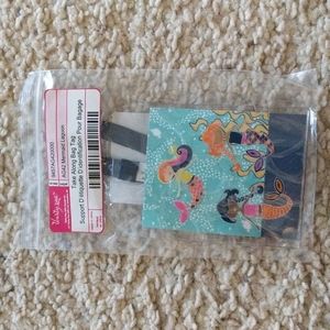 Luggage tag, by Thirty One, retired pattern Mermaid Lagoon